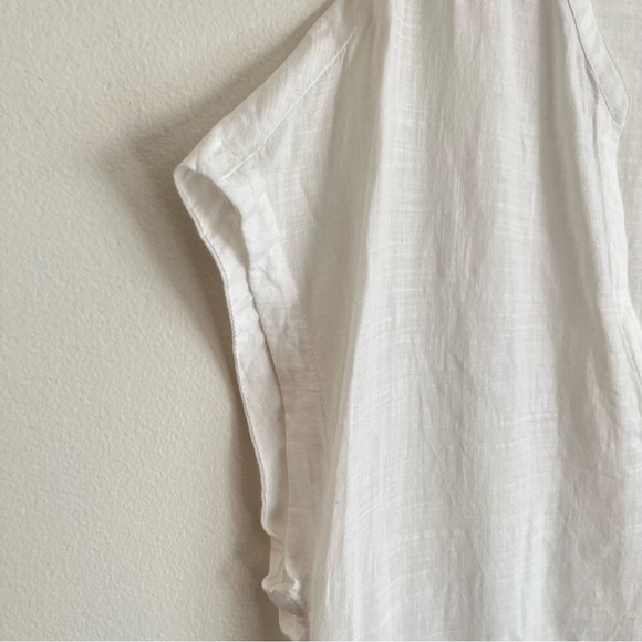 Athleta Oversized Swim Cover Up Embroidered Paisley Tunic (i1) - Picture 4 of 14